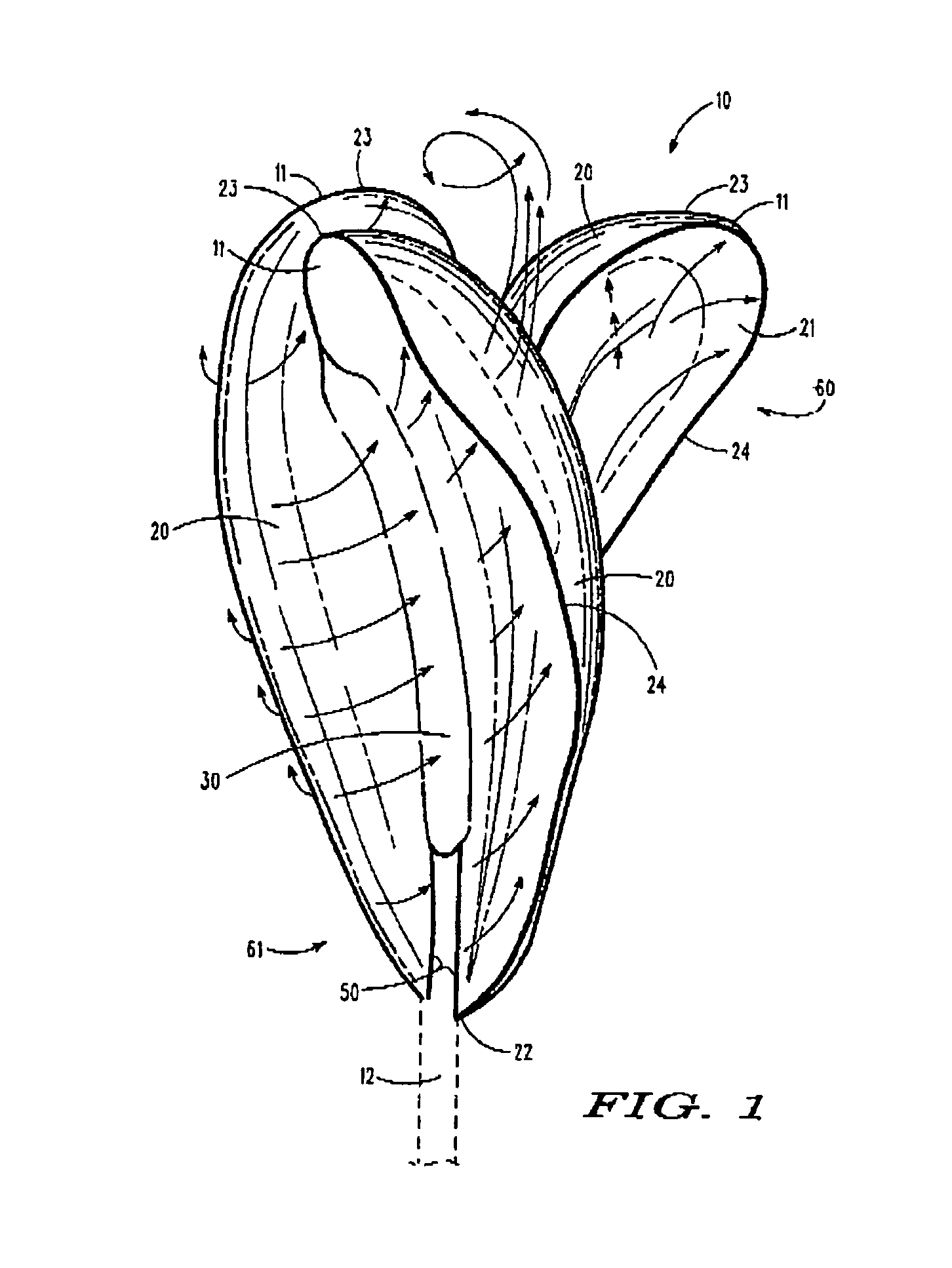 Turbine assembly and energy transfer method