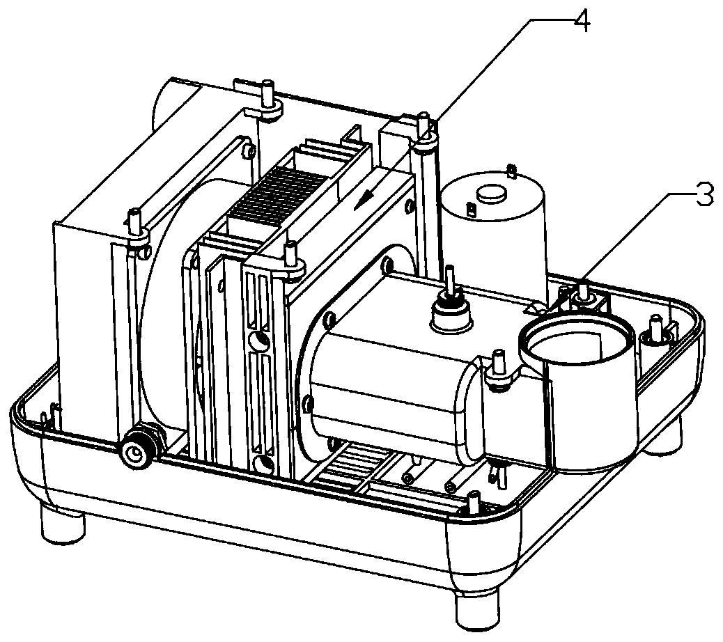 Atomization box capable of preventing water mist condensation