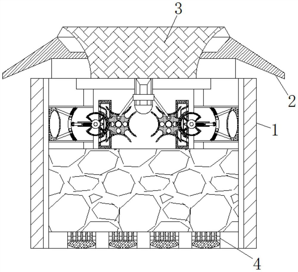 Moistureproof indoor electric appliance cabinet capable of accelerating ventilation