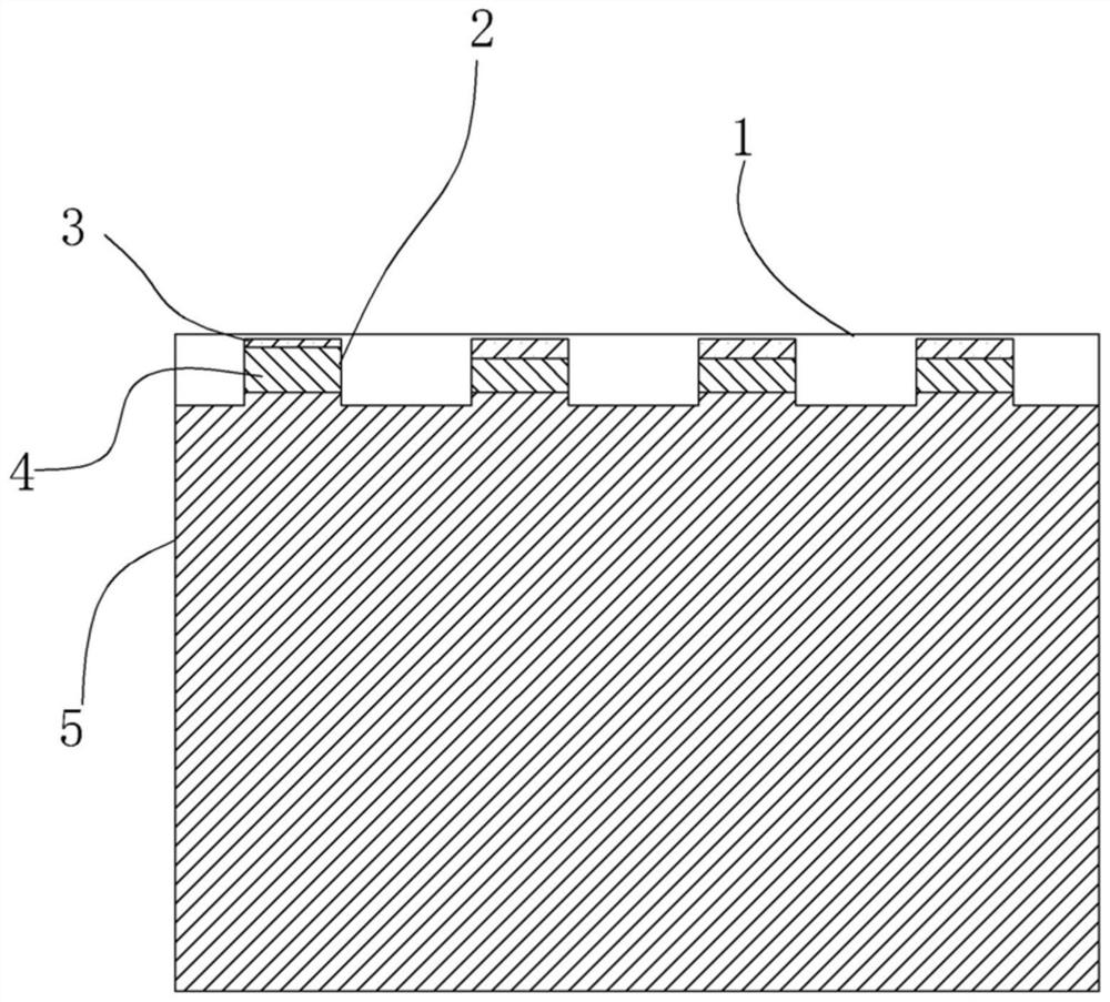 Epitaxial substrate embedded with metal-based nitride material and preparation method thereof