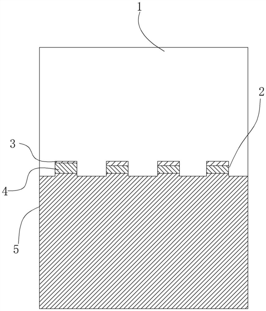 Epitaxial substrate embedded with metal-based nitride material and preparation method thereof