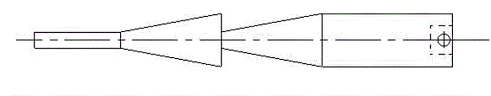 Cylindrical deep hole boring device with auxiliary supporting