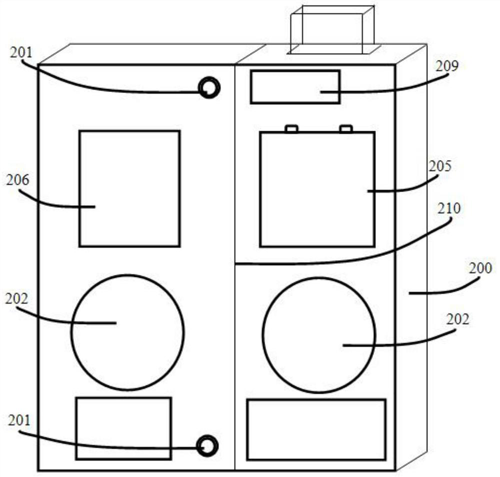 Portable height and weight measuring device