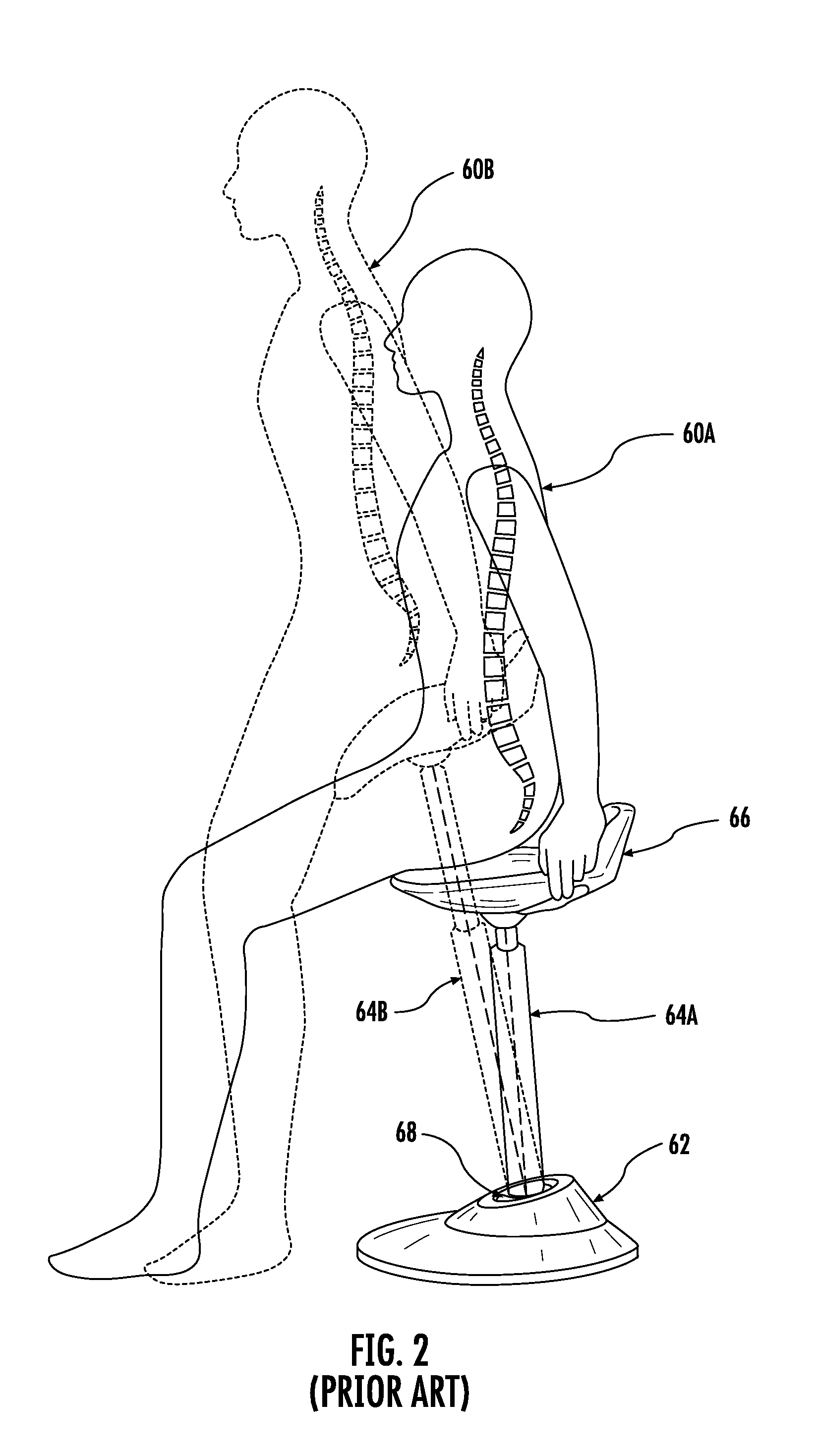 Upright active-sitting seat