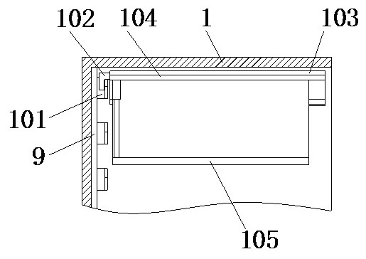 A modular ventilated dustproof power distribution cabinet body