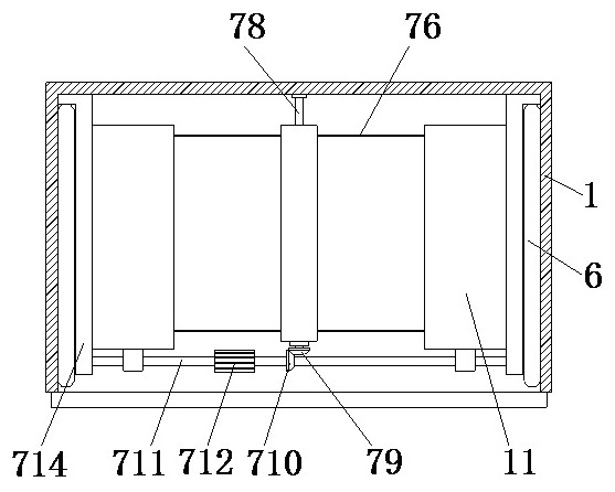 A modular ventilated dustproof power distribution cabinet body