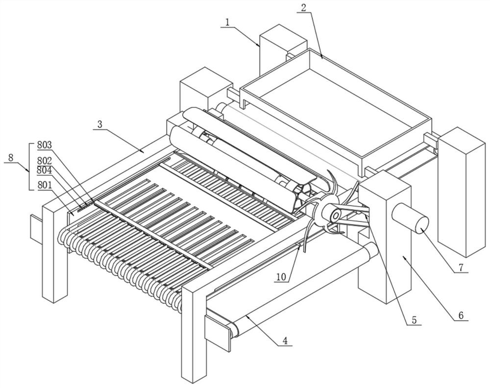 Food sorting device for cold-chain logistics