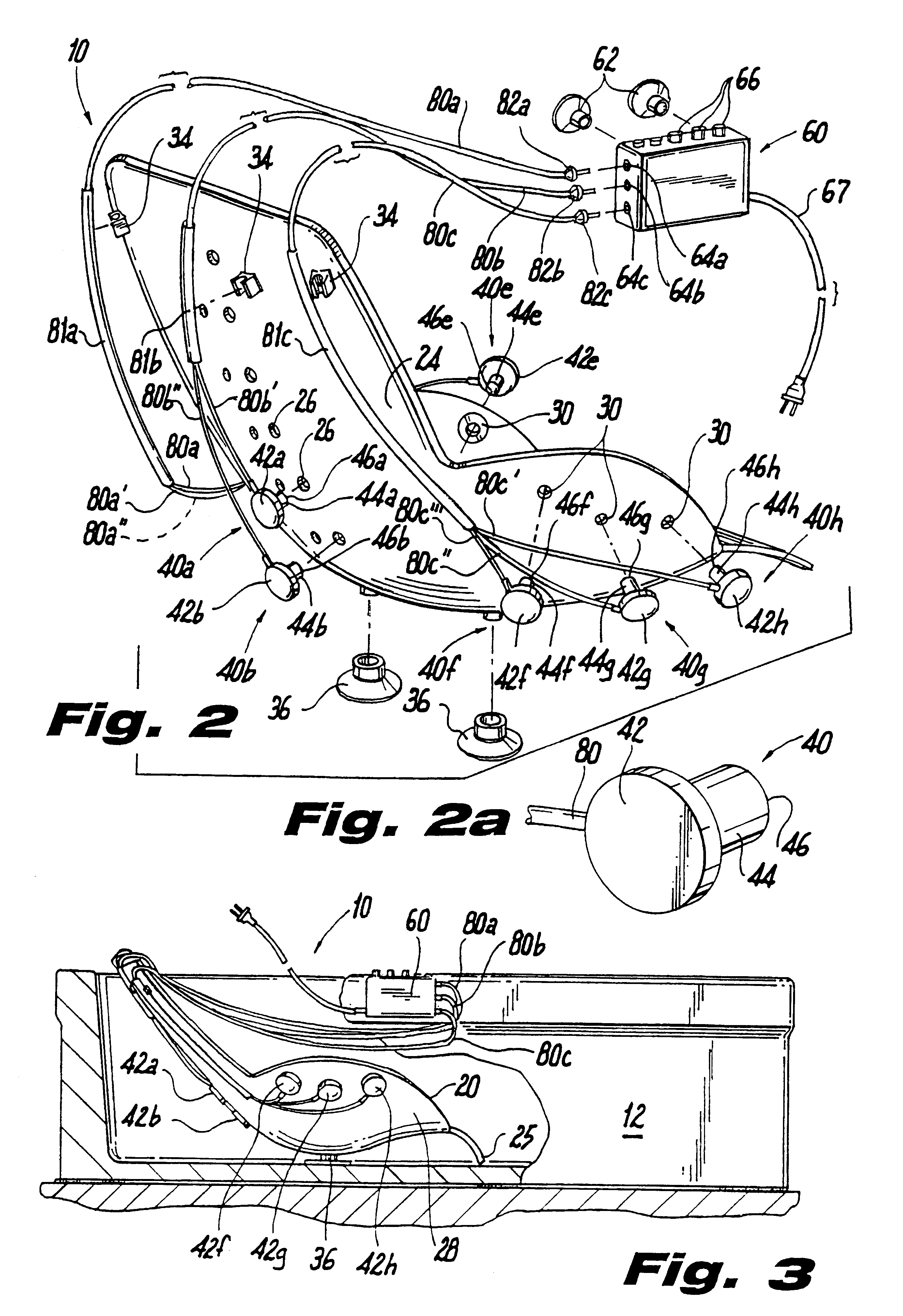 Submersible system for ultrasonic treatment