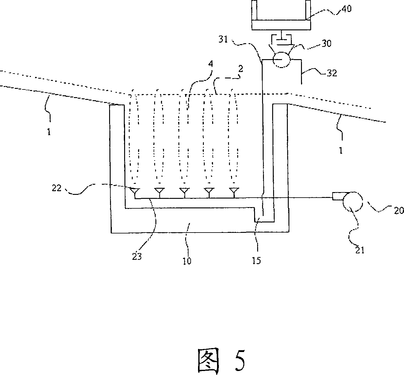 An apparatus for treating small river water