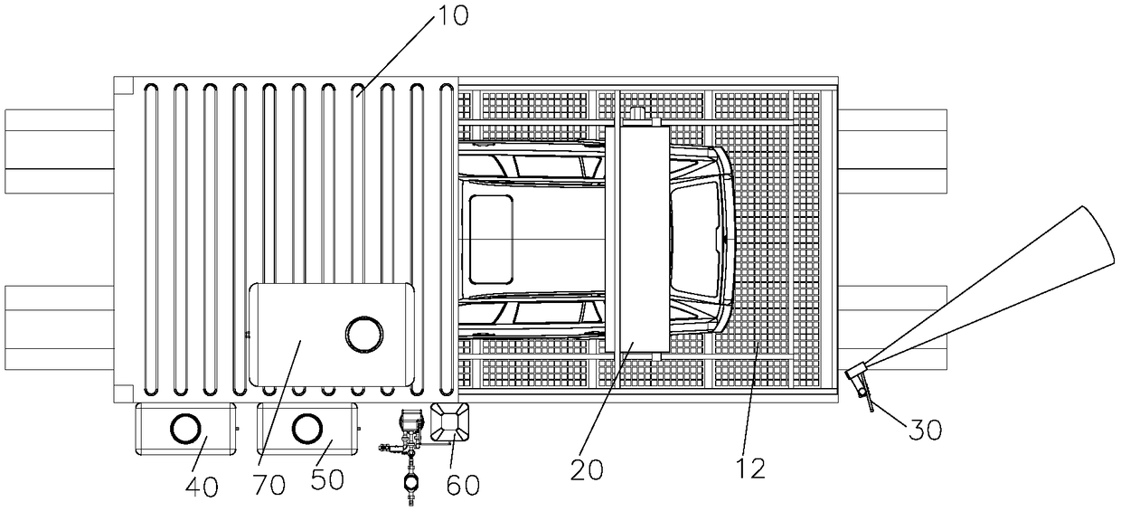 Vehicle washing machine and vehicle washing method