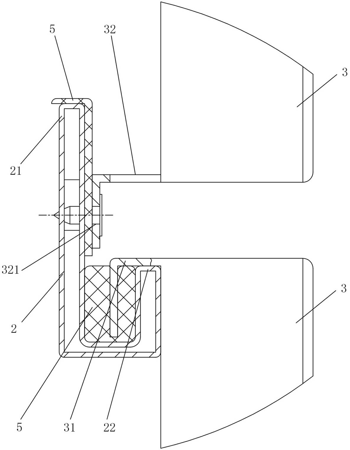 Suspension type curtain wall