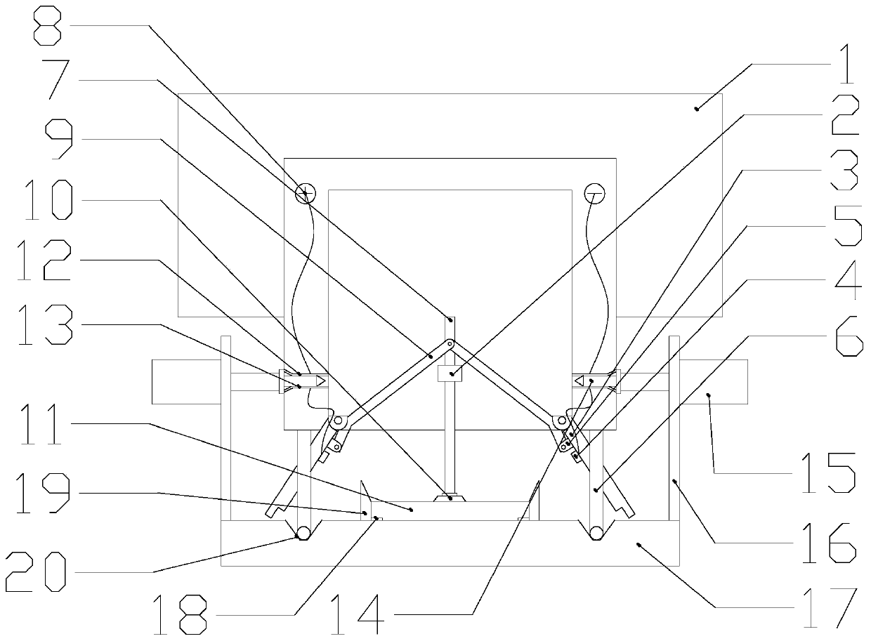 UAV automatic battery replacement device and control method for electric power inspection