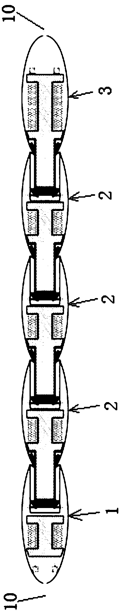 Bionic muscle strip units and bionic muscle system