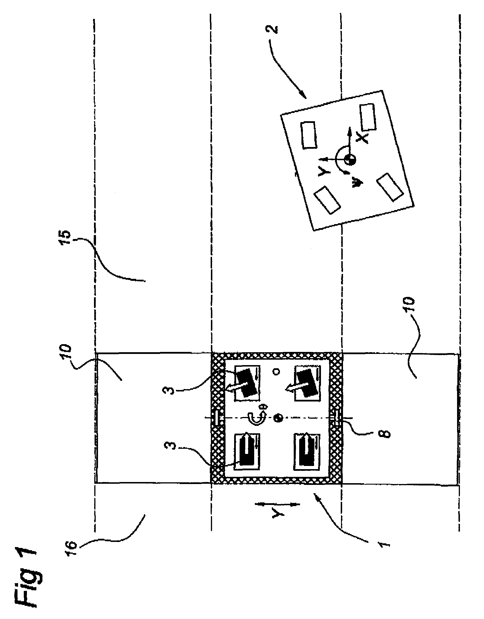 System for performing tests on intelligent road vehicles