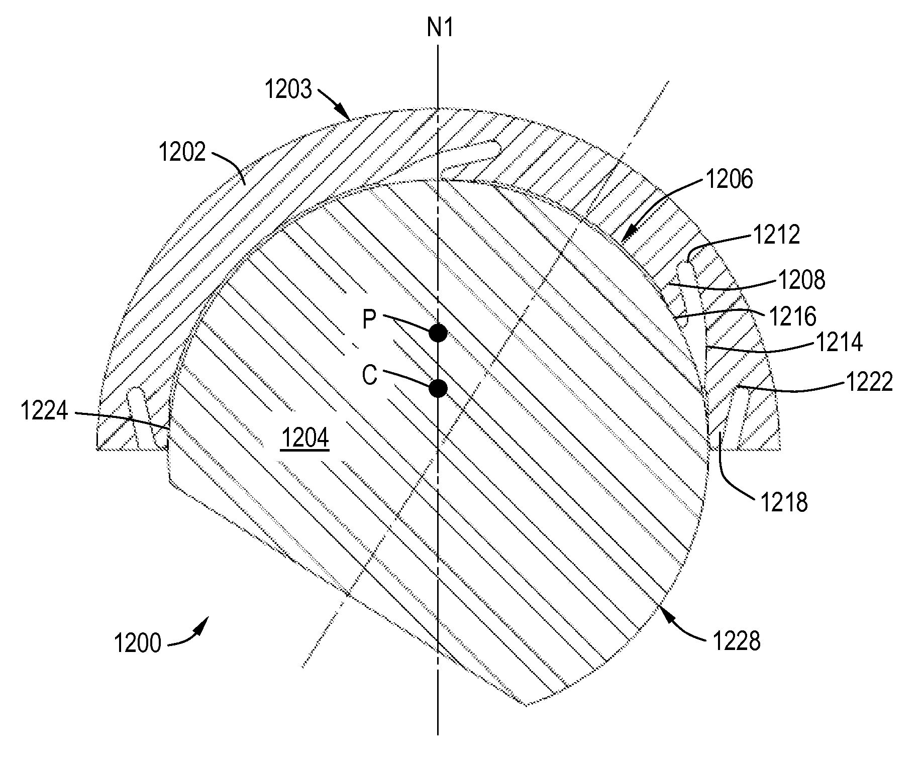 Prosthetic ball-and-socket joint