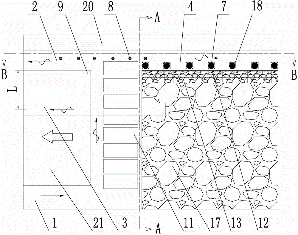 Fully mechanized caving face gob-side entry retaining process and ventilating method