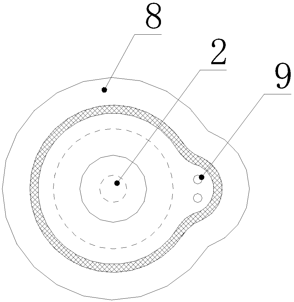 High-voltage switch integrated metering device