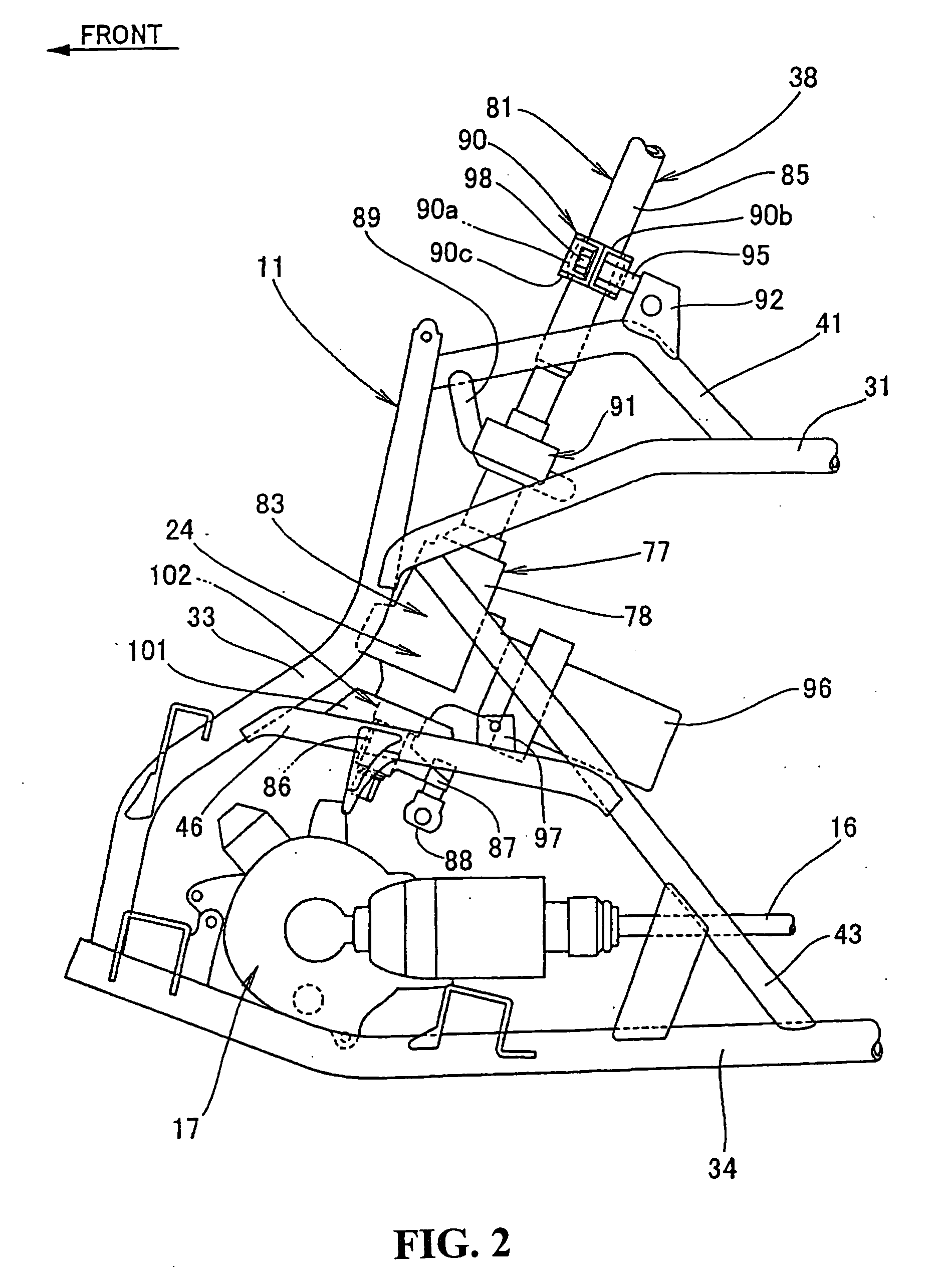 Saddle riding vehicle