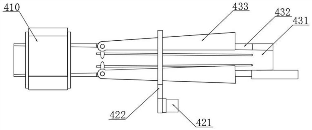 Automatic stripping device for insulating layer of high-power cable core wire