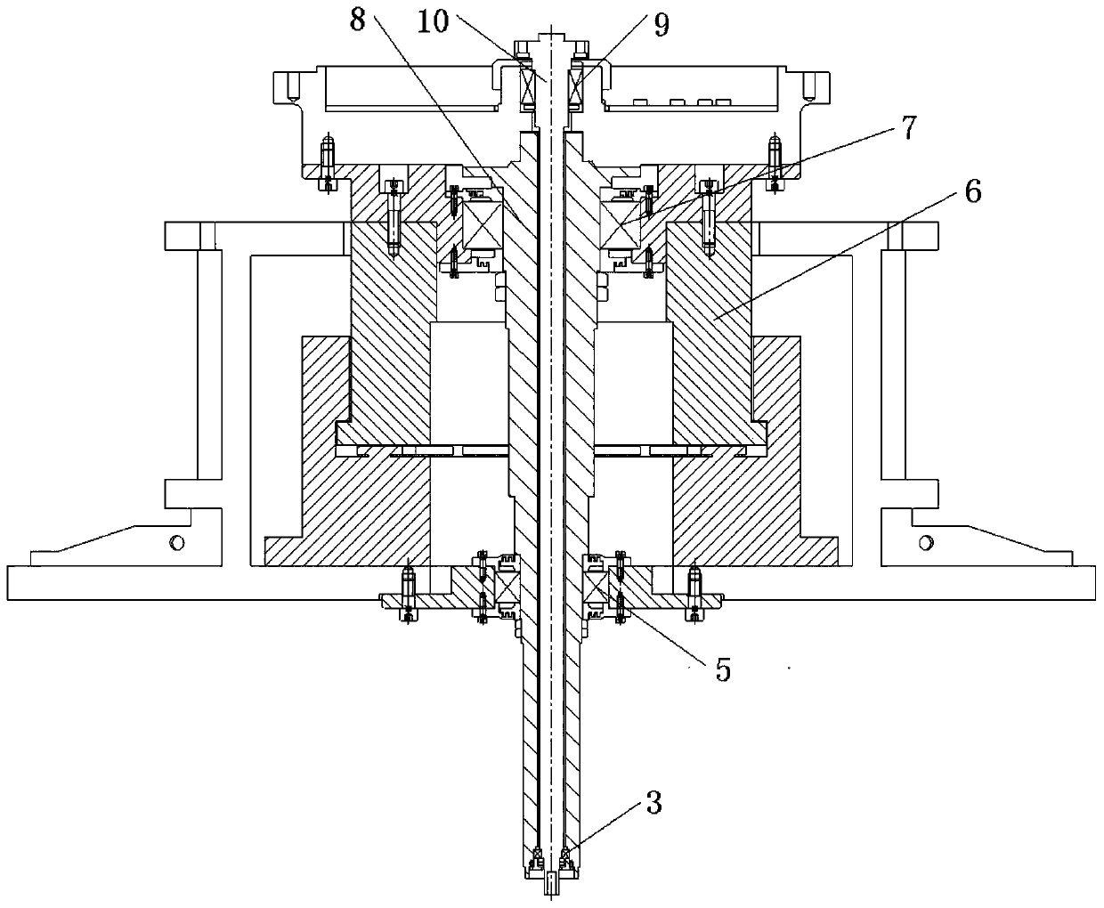 Geotechnical engineering drum type centrifuge device