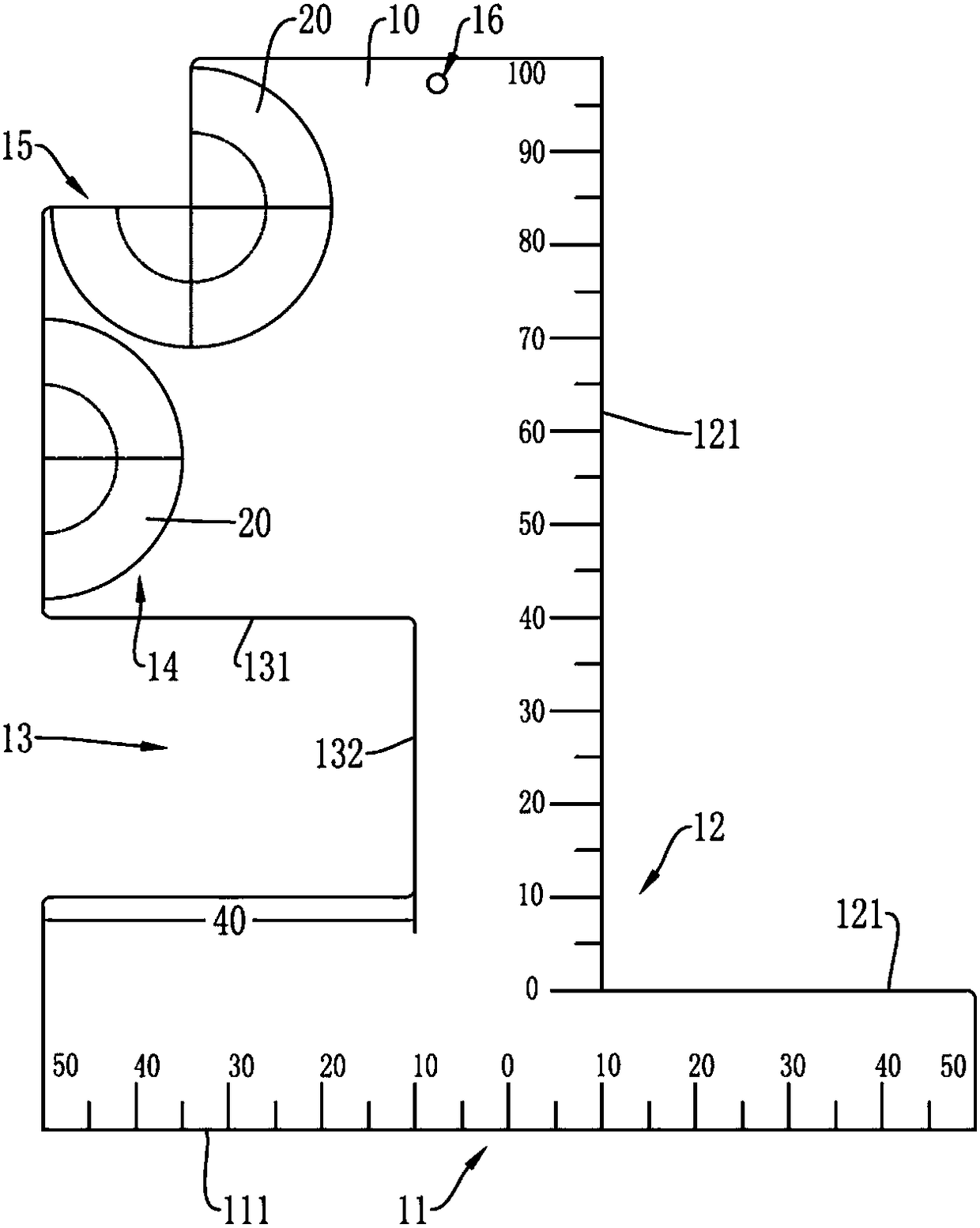 Hull measurement auxiliary tooling