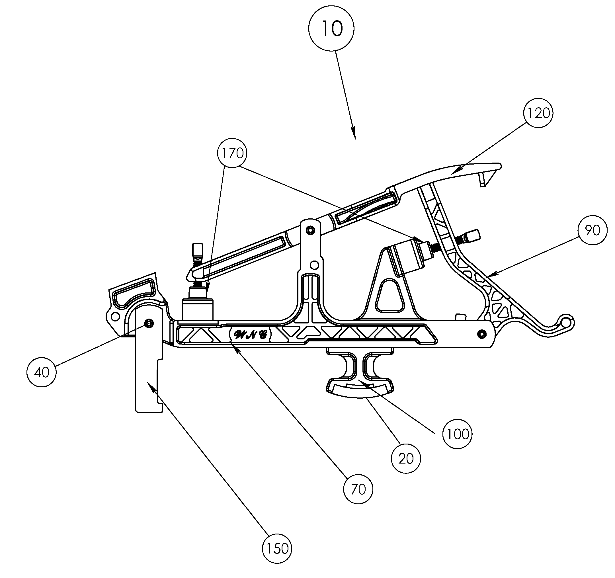 Grand piano composite piano action