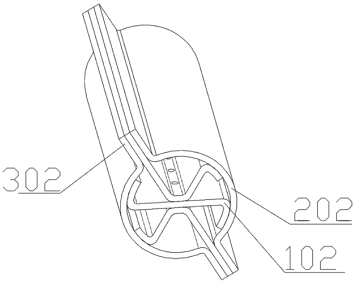 Carbon fiber fabric composite finished automobile framework and preparation method thereof