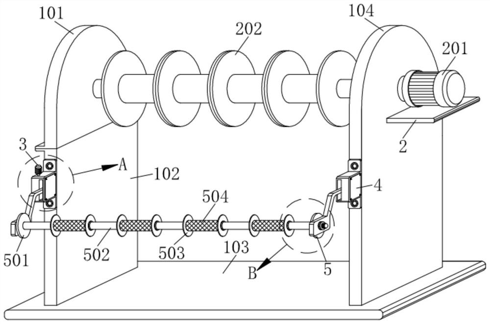 Yarn winding device for colored spun yarn processing