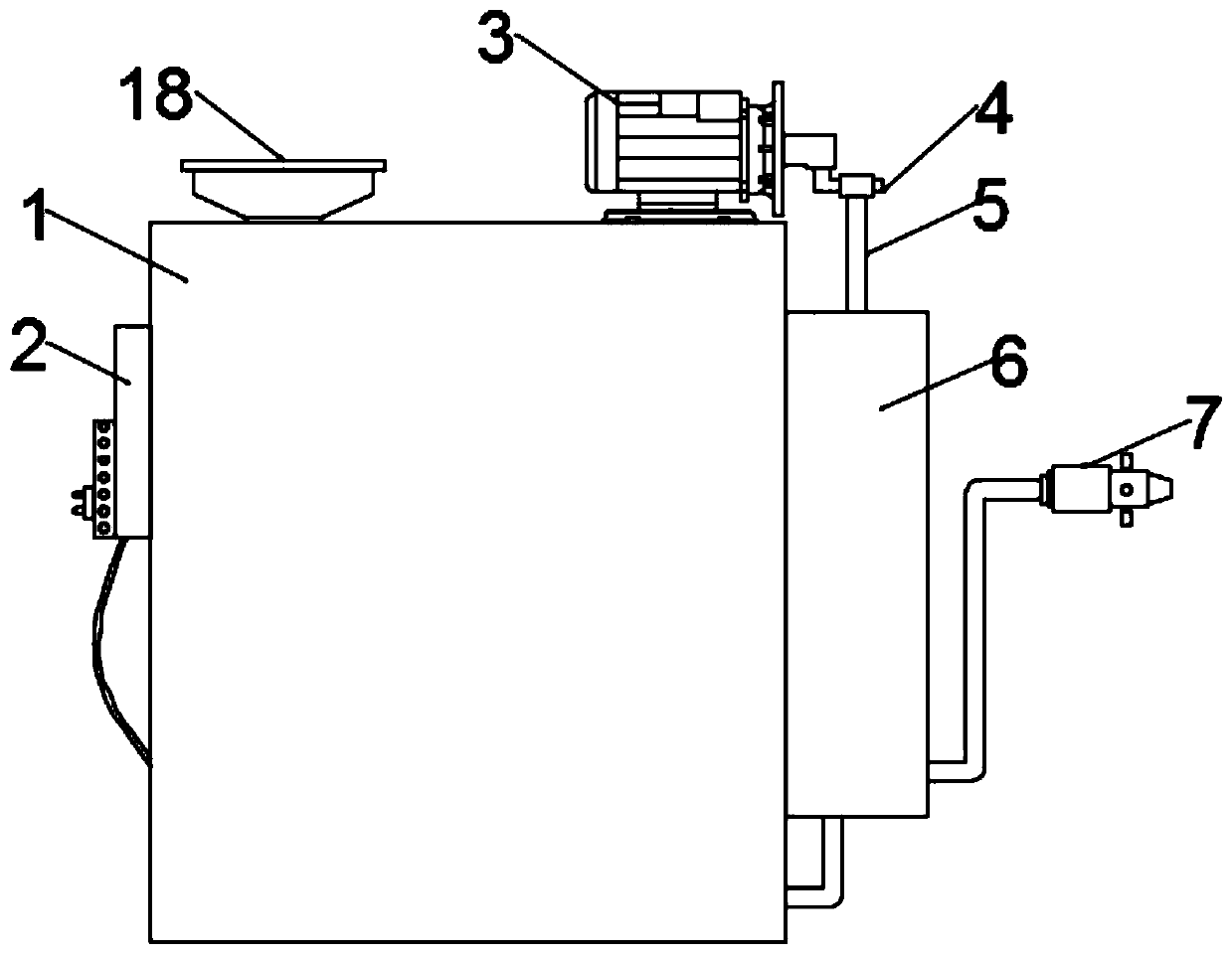 Constant-temperature constant-pressure cleaning and nursing device for urinary surgery