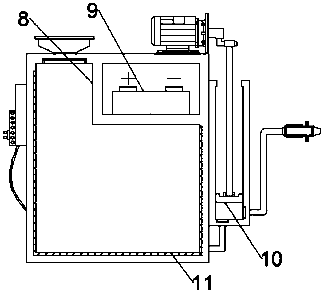 Constant-temperature constant-pressure cleaning and nursing device for urinary surgery