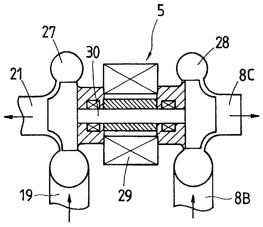 Gas engine with a gas fuel reforming device