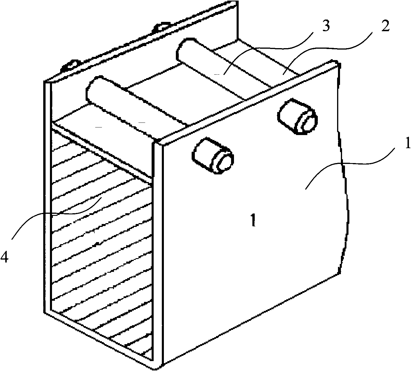 Method for preparing zebra-strip upright post material for wood stair by bamboo recombination process