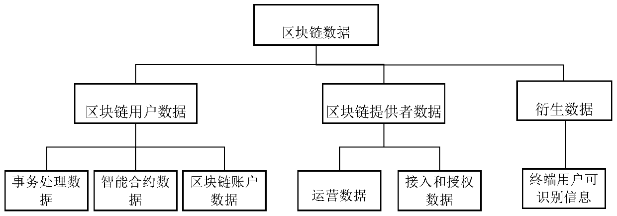 Data safety policy-oriented blockchain data recognition method and related device