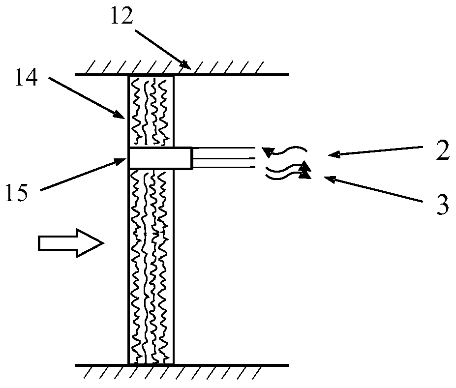 Water inlet and ice prevention detection system of gas turbine