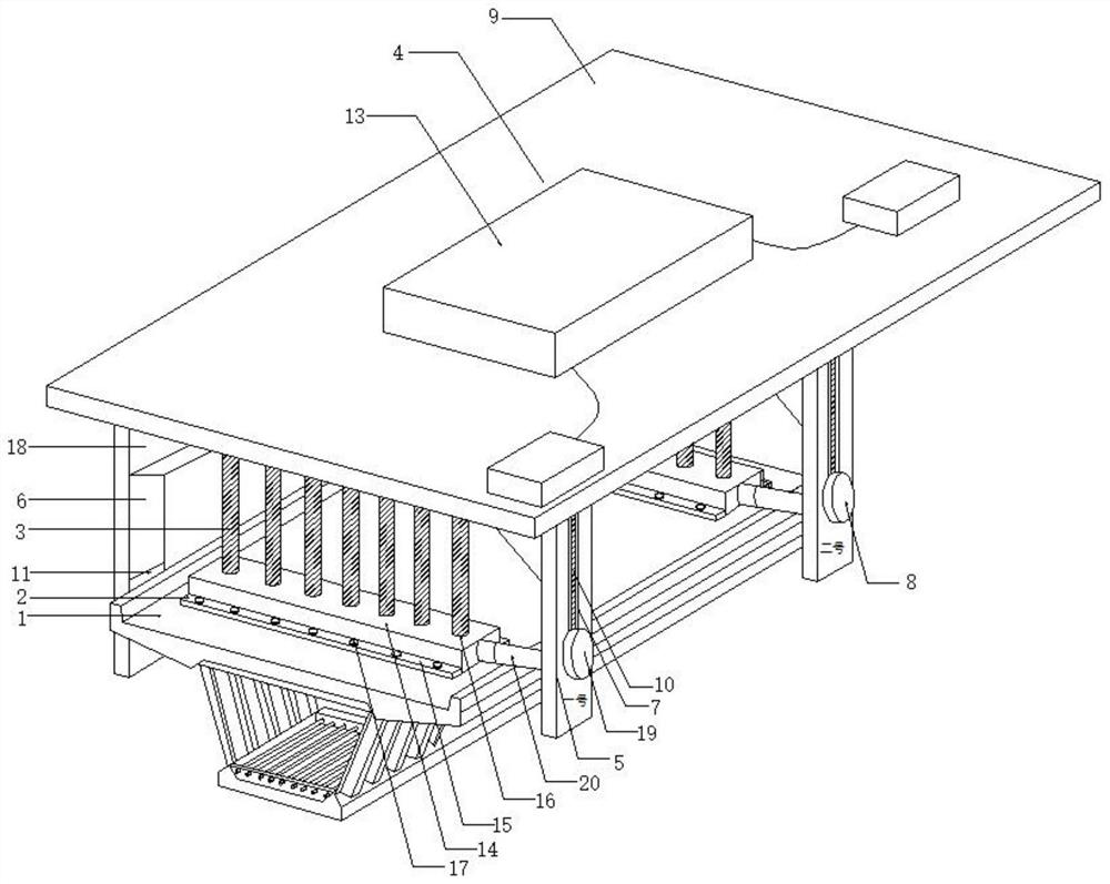 Multi-angle steering control platform for corrugated steel web prestressed box girder bridge