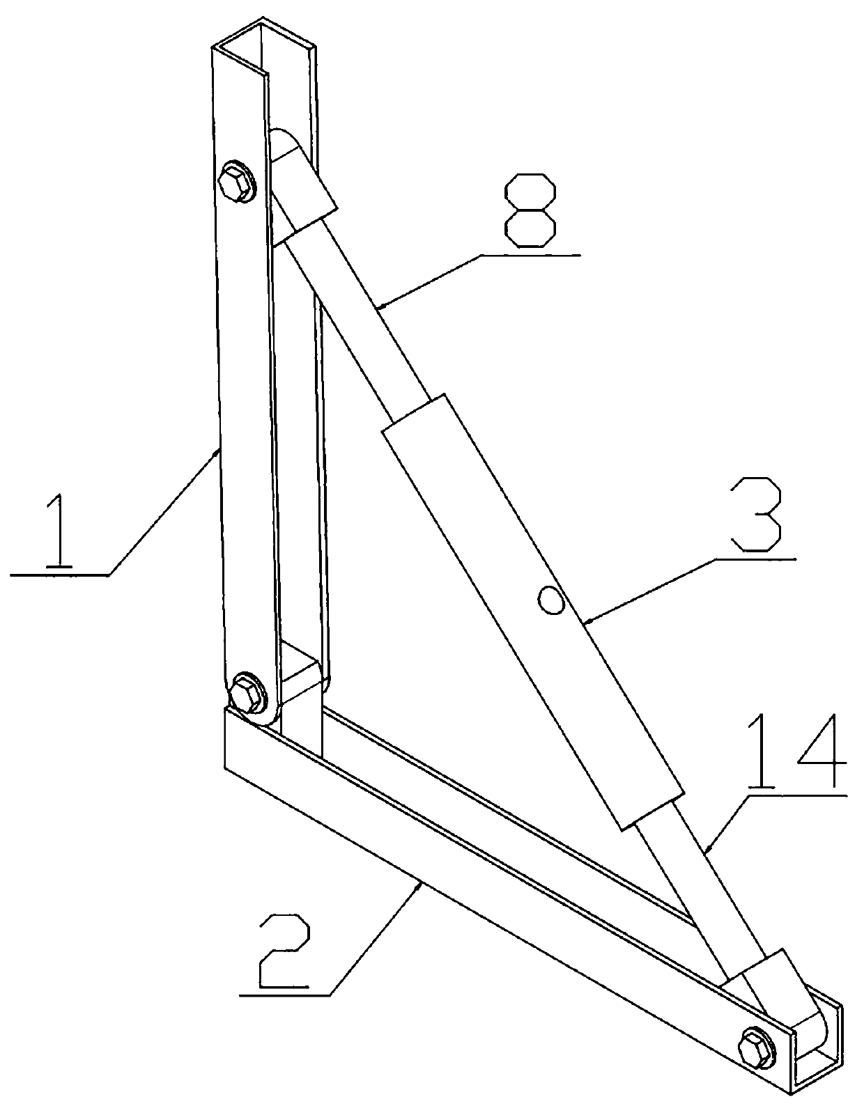 PC assembling type inner wall module fixing device for building