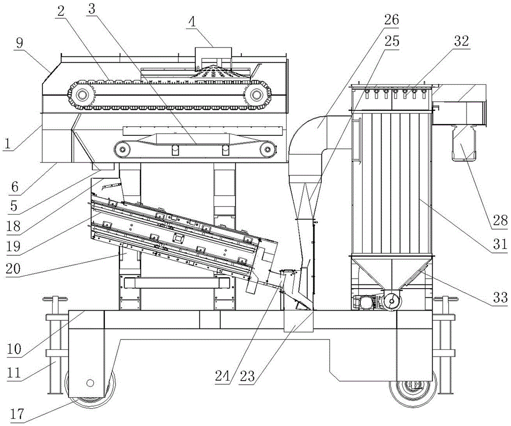 Efficient integrated cleaning equipment