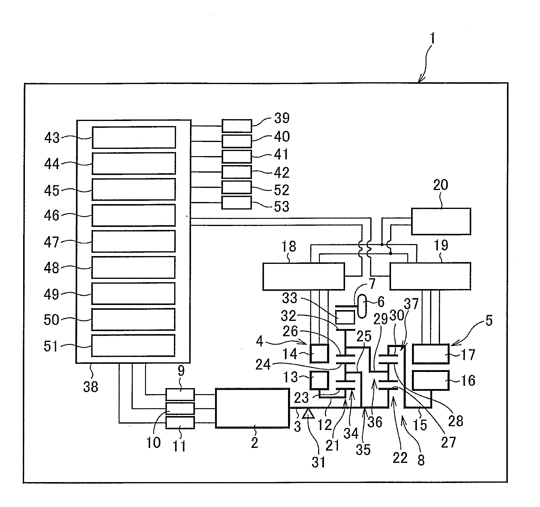 Drive control device of hybrid vehicle