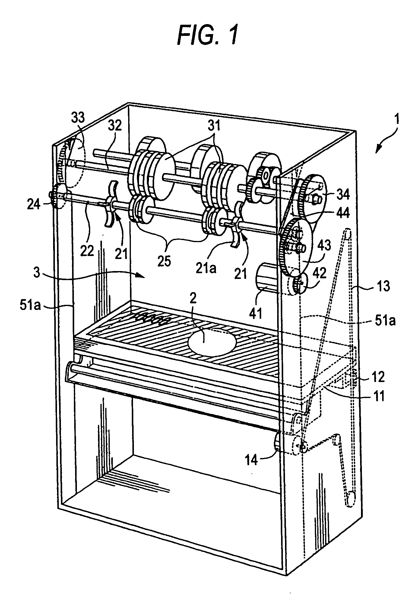 Paper gathering and feeding method and device therefor, and rotation member