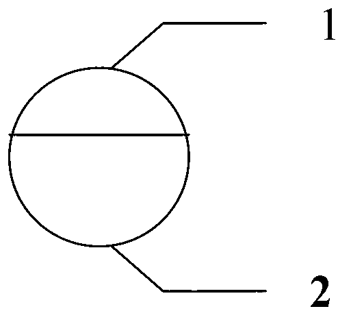 Double-chamber drainage tube with anti-blocking air bag