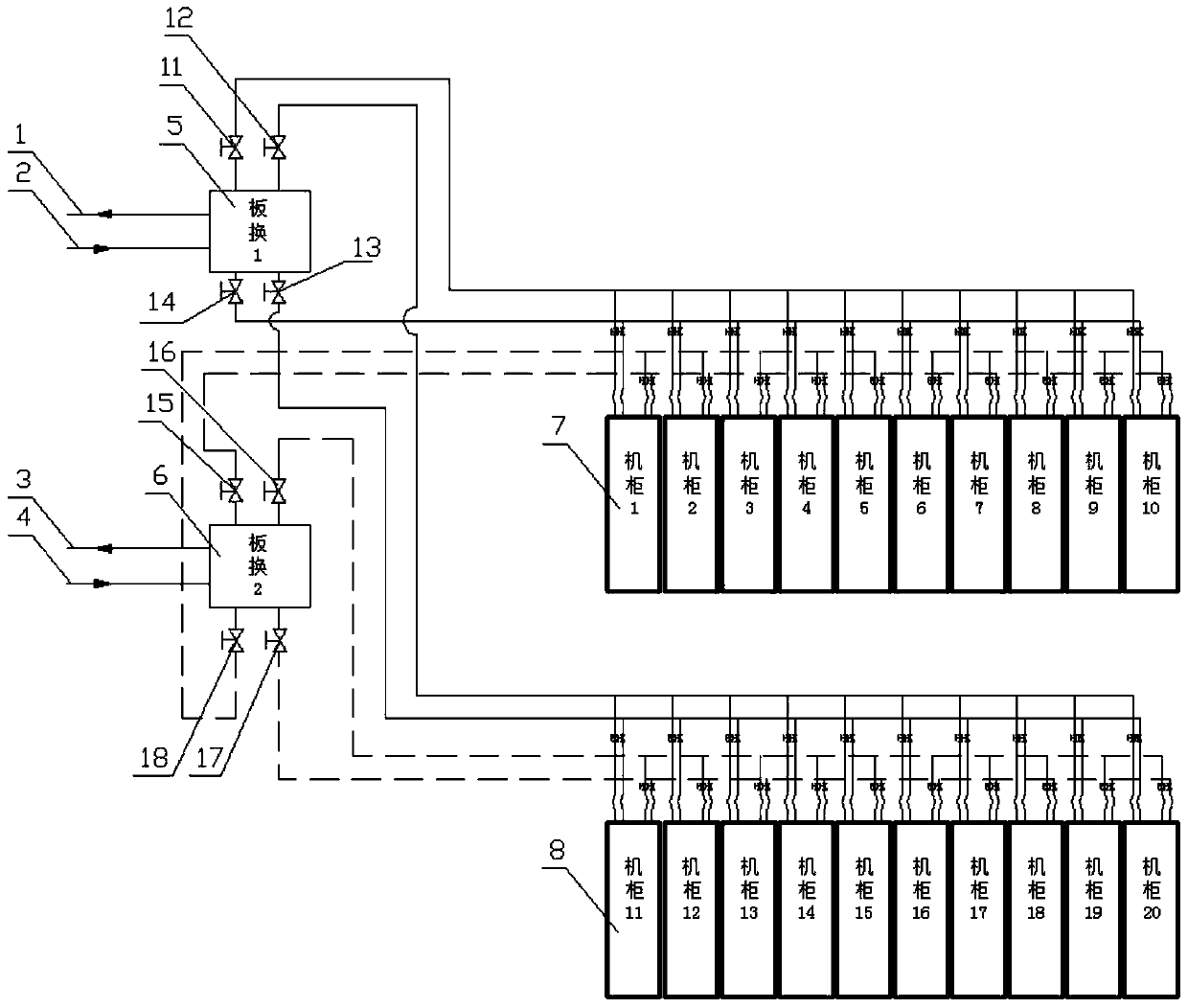 A New Backplane Air Conditioning System