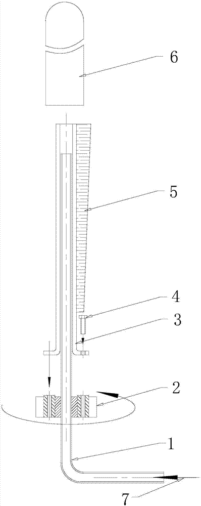 Semi-automatic test tube washer