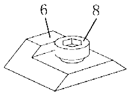 Clamp for reversely fixing a plurality of substrates of magnetic-control sputtering equipment and clamping method thereof