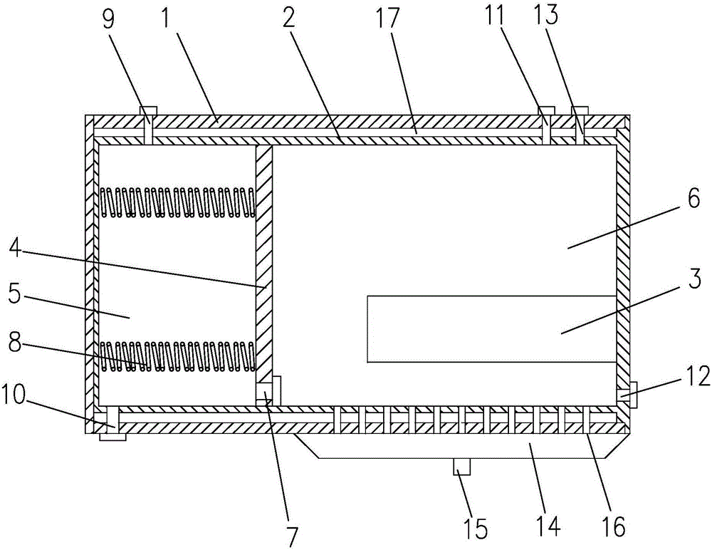 Piston type automatic water supplementing fast-heating type electric water heater