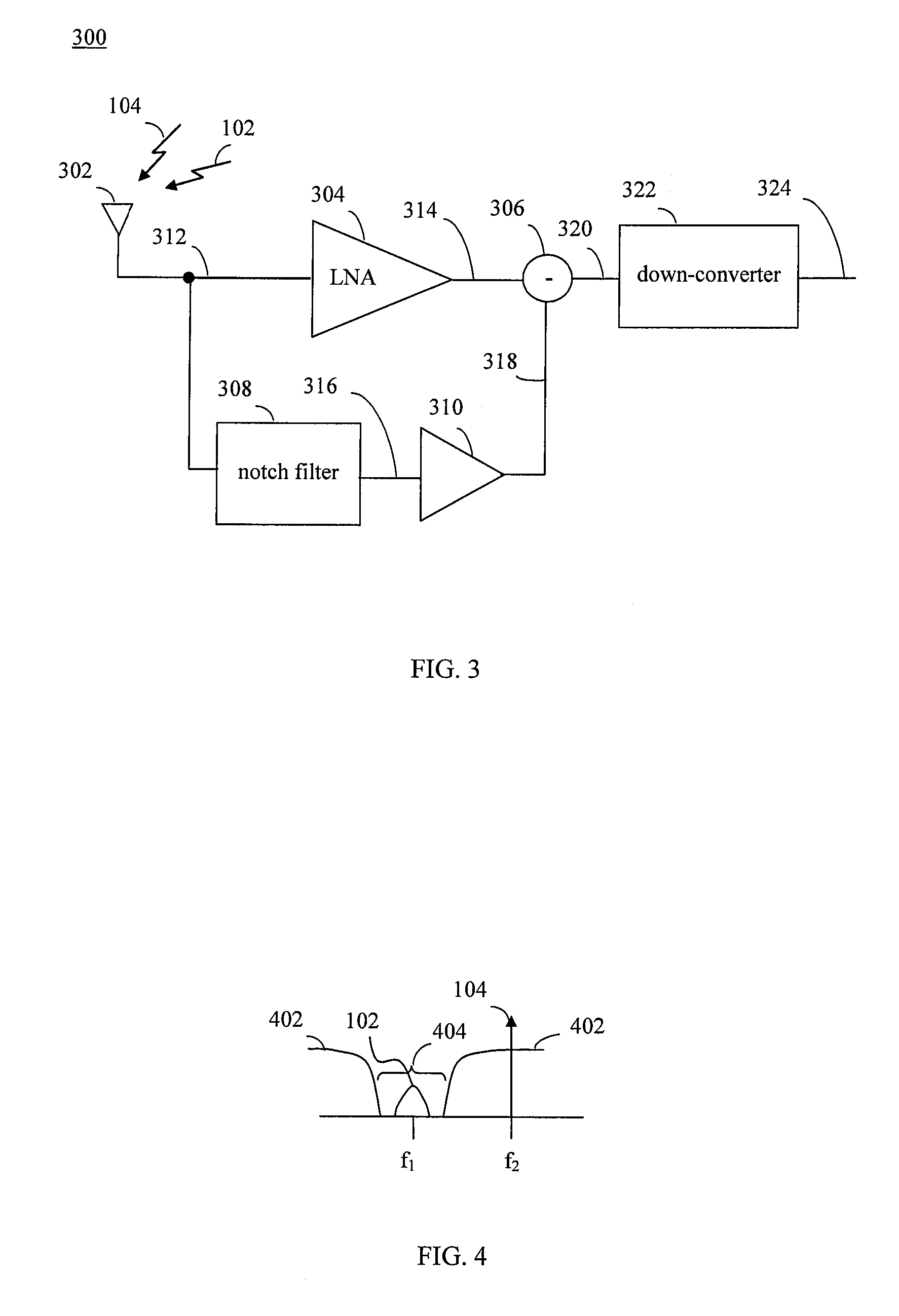 Radio frequency filtering technique with auto calibrated stop-band rejection