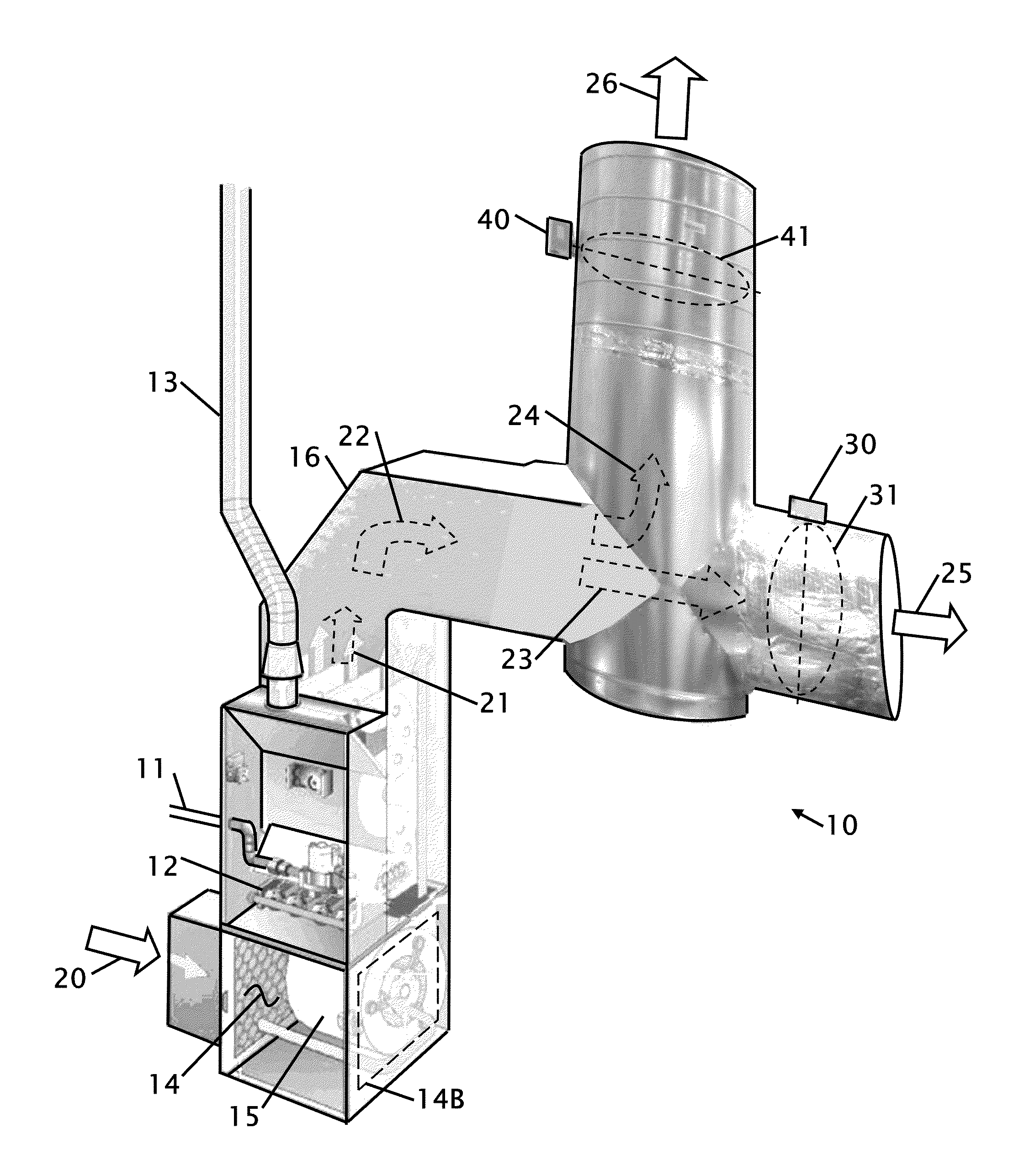 Centralized fresh air cooling system