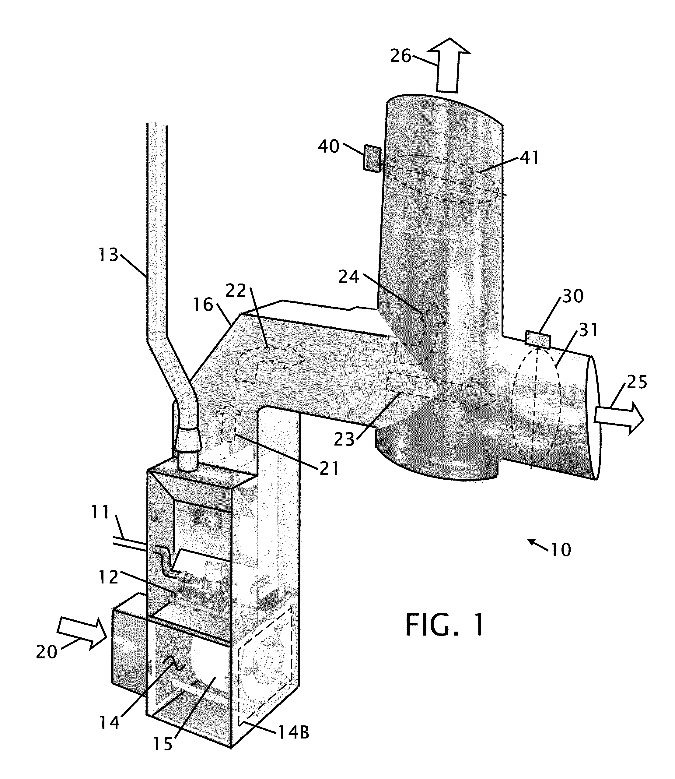 Centralized fresh air cooling system