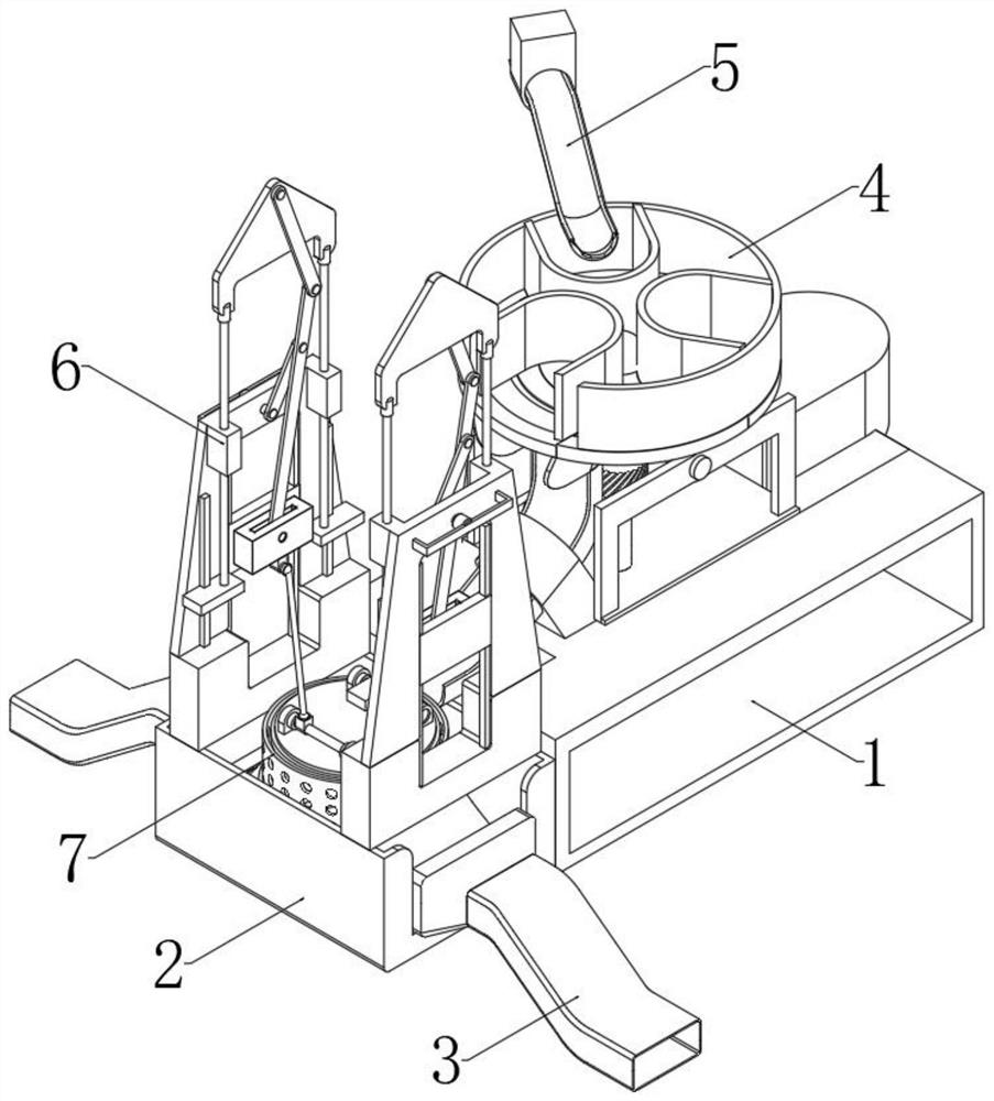 Feeding device for marine product color sorter