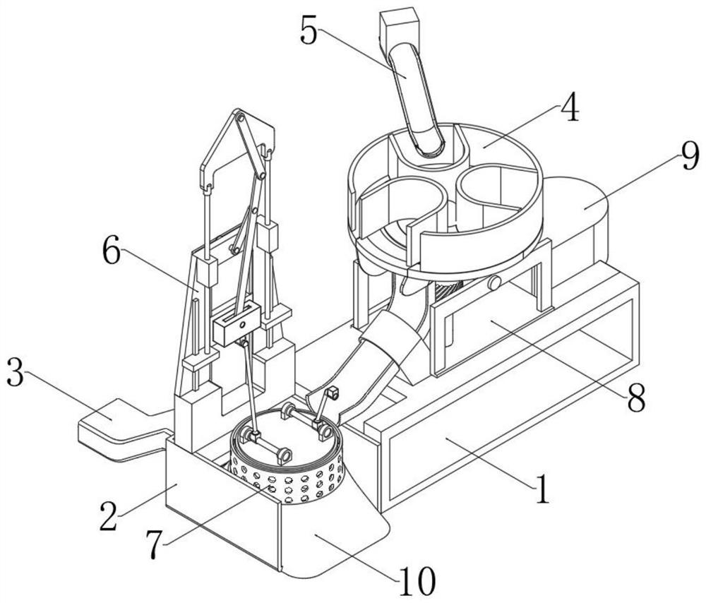 Feeding device for marine product color sorter