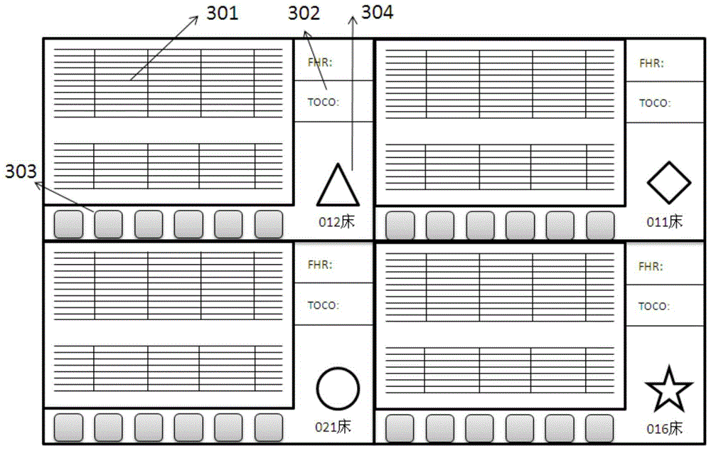 A wireless fetal monitoring probe management device and method thereof